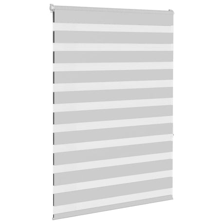 VidaXL zebra rullegardin 95x150 cm stofbredde 90,9 cm lysegrå