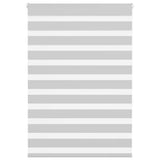 VidaXL zebra rullegardin 100x150 cm stofbredde 95,9 cm lysegrå