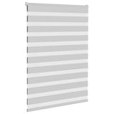VidaXL zebra rullegardin 100x150 cm stofbredde 95,9 cm lysegrå