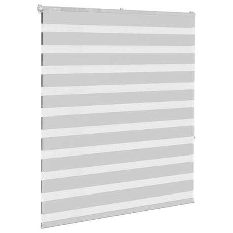VidaXL zebra rullegardin 120x150 cm stofbredde 115,9 cm lysegrå