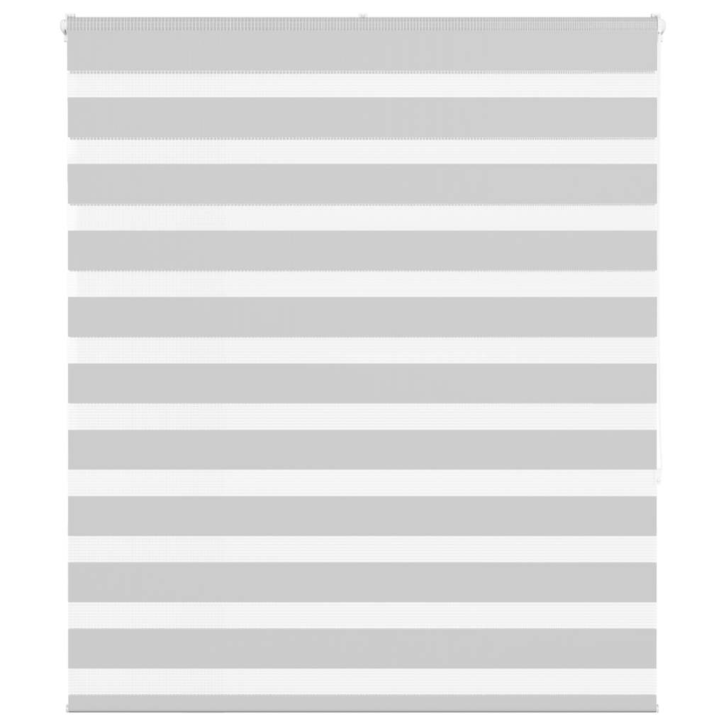 VidaXL zebra rullegardin 105x150 cm stofbredde 100,9 cm lysegrå