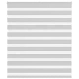 VidaXL zebra rullegardin 105x150 cm stofbredde 100,9 cm lysegrå