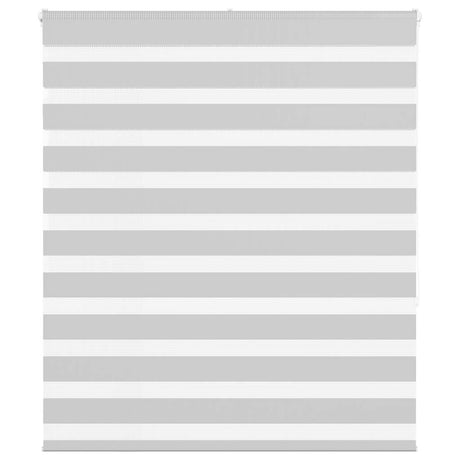 VidaXL zebra rullegardin 105x150 cm stofbredde 100,9 cm lysegrå