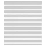 VidaXL zebra rullegardin 130x150 cm stofbredde 125,9 cm lysegrå