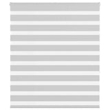 VidaXL zebra rullegardin 135x150 cm stofbredde 130,9 cm lysegrå