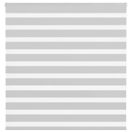 VidaXL zebra rullegardin 140x150 cm stofbredde 135,9 cm lysegrå
