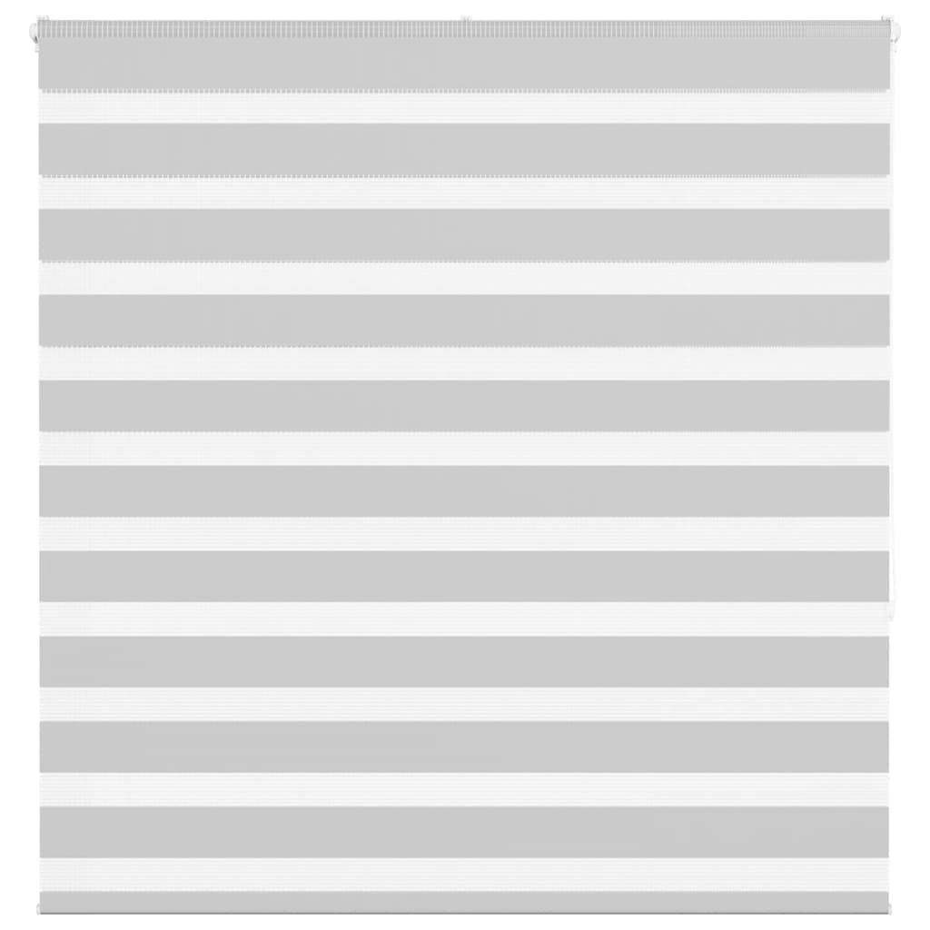 VidaXL zebra rullegardin 145x150 cm stofbredde 140,9 cm lysegrå