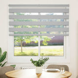 VidaXL zebra rullegardin 145x150 cm stofbredde 140,9 cm lysegrå