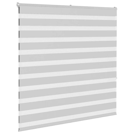 VidaXL zebra rullegardin 145x150 cm stofbredde 140,9 cm lysegrå