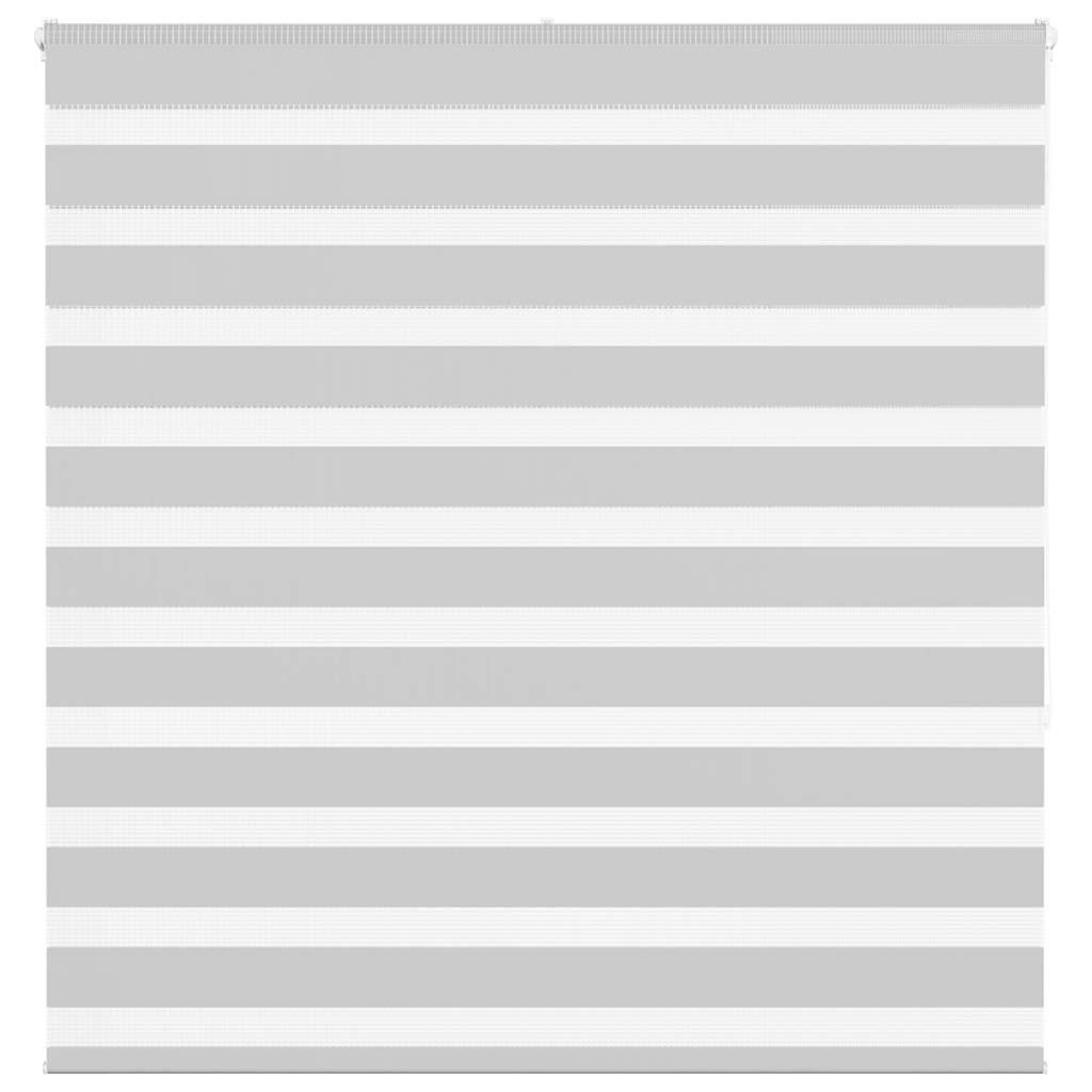 VidaXL zebra rullegardin 150x150 cm stofbredde 145,9 cm lysegrå