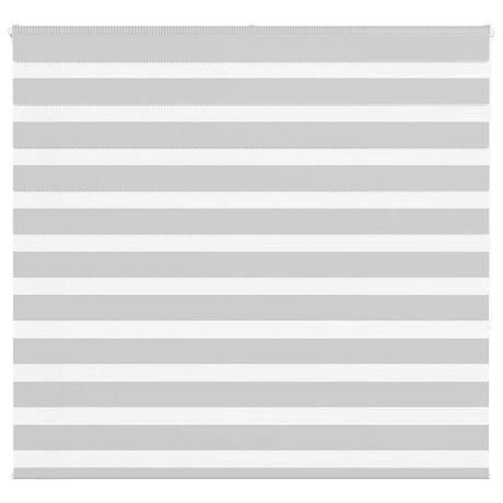 VidaXL zebra rullegardin 155x150 cm stofbredde 150,9 cm lysegrå