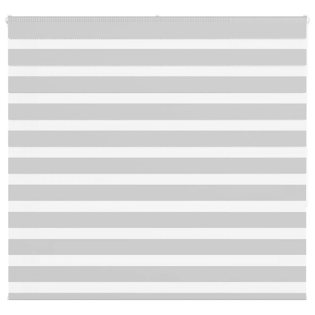 VidaXL zebra rullegardin 165x150 cm stofbredde 160,9 cm lysegrå