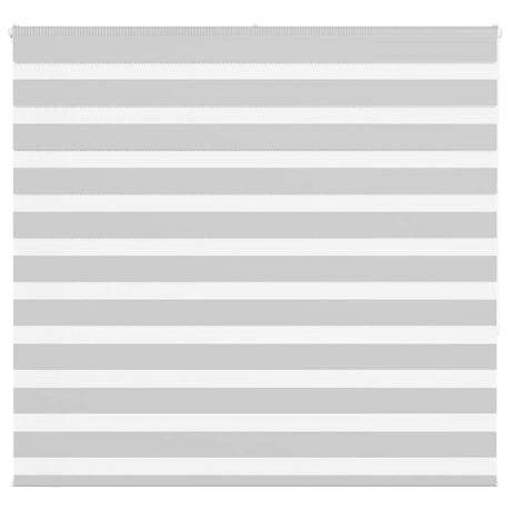 VidaXL zebra rullegardin 165x150 cm stofbredde 160,9 cm lysegrå