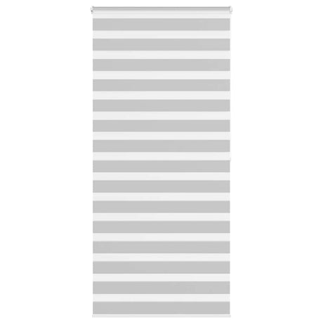 VidaXL zebra rullegardin 95x200 cm stofbredde 90,9 cm lysegrå