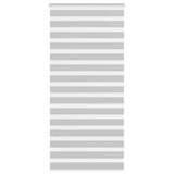 VidaXL zebra rullegardin 100x200 cm stofbredde 95,9 cm lysegrå