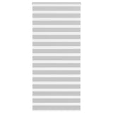 VidaXL zebra rullegardin 105x200 cm stofbredde 100,9 cm lysegrå