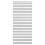 VidaXL zebra rullegardin 110x200 cm stofbredde 105,9 cm lysegrå