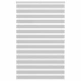 VidaXL zebra rullegardin 145x200 cm stofbredde 140,9 cm lysegrå