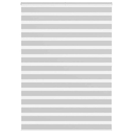 VidaXL zebra rullegardin 160x200 cm stofbredde 155,9 cm lysegrå