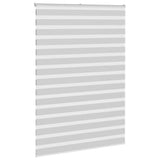 VidaXL zebra rullegardin 165x200 cm stofbredde 160,9 cm lysegrå