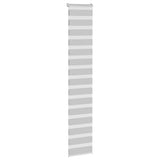 VidaXL zebra rullegardin 45x230 cm stofbredde 40,9 cm lysegrå