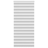VidaXL zebra rullegardin 95x230 cm stofbredde 90,9 cm lysegrå