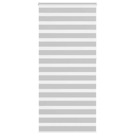 VidaXL zebra rullegardin 100x230 cm stofbredde 95,9 cm lysegrå