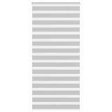 VidaXL zebra rullegardin 100x230 cm stofbredde 95,9 cm lysegrå