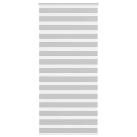 VidaXL zebra rullegardin 105x230 cm stofbredde 100,9 cm lysegrå