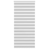 VidaXL zebra rullegardin 110x230 cm stofbredde 105,9 cm lysegrå
