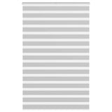 VidaXL zebra rullegardin 145x230 cm stofbredde 140,9 cm lysegrå