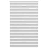 VidaXL zebra rullegardin 150x230 cm stofbredde 145,9 cm lysegrå