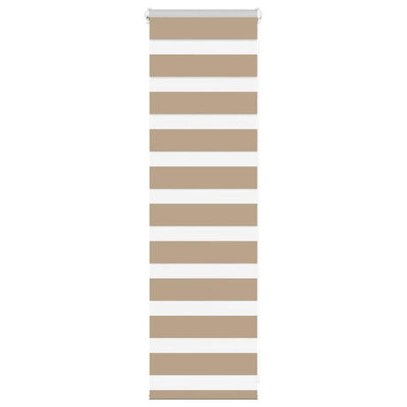 Vidaxxl zebragardin 40x100 cm stofbredde 35,9 cm polyester sandbrun