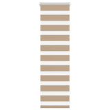 VidaXL zebragardin 45x100 cm stofbredde 40,9 cm polyester sandbrun