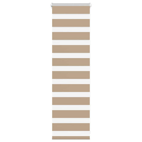 VidaXL zebragardin 45x100 cm stofbredde 40,9 cm polyester sandbrun