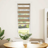 VidaXL zebragardin 45x100 cm stofbredde 40,9 cm polyester sandbrun