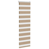 VidaXL zebragardin 45x100 cm stofbredde 40,9 cm polyester sandbrun