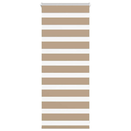 VidaXL zebragardin 60x100 cm stofbredde 55,9 cm polyester sandbrun