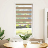VidaXL zebragardin sandbrun 65x100 cm stofbredde 60,9 cm polyester