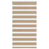 VidaXL zebragardin 70x100 cm stofbredde 65,9 cm polyester sandbrun