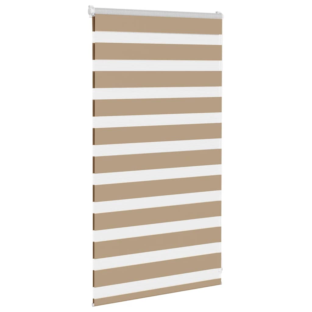 VidaXL zebragardin 70x100 cm stofbredde 65,9 cm polyester sandbrun