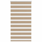 VidaXL zebragardin 75x100 cm stofbredde 70,9 cm polyester sandbrun