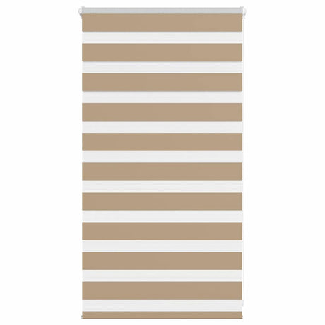 VidaXL zebragardin 75x100 cm stofbredde 70,9 cm polyester sandbrun