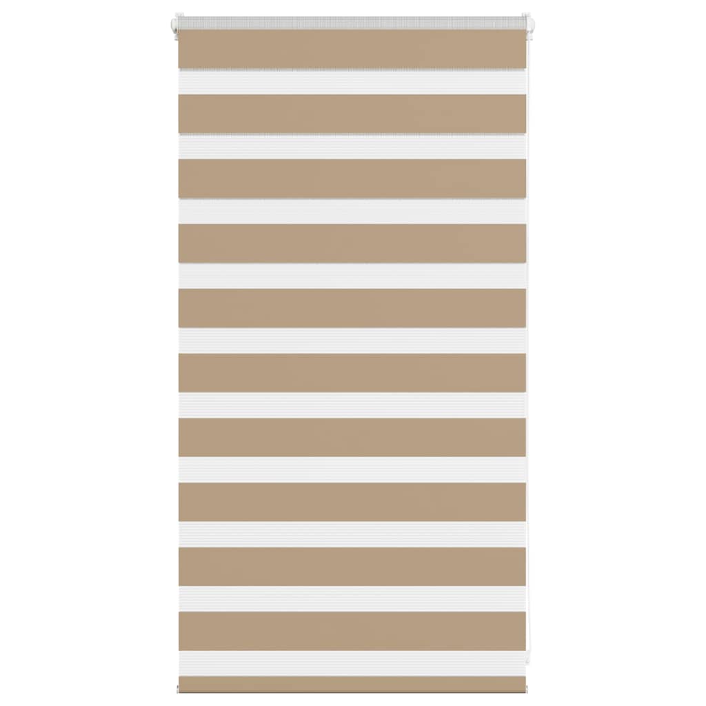VidaXL zebragardin 80x100 cm stofbredde 75,9 cm polyester sandbrun