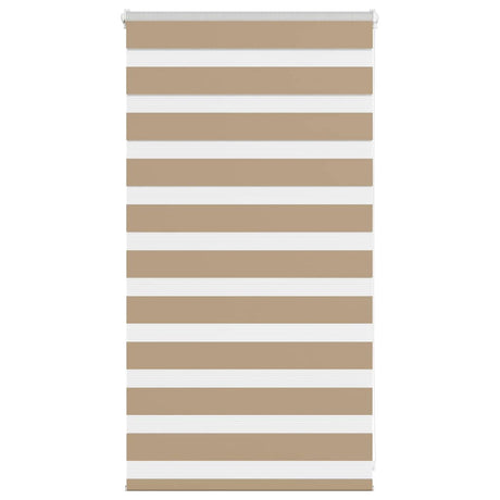 VidaXL zebragardin 80x100 cm stofbredde 75,9 cm polyester sandbrun