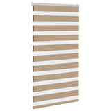 VidaXL zebragardin 85x100 cm stofbredde 80,9 cm polyester sandbrun