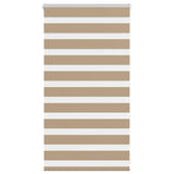 VidaXL zebragardin 90x100 cm stofbredde 85,9 cm polyester sandbrun