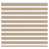 VidaXL zebragardin 155x100 cm stofbredde 150,9 cm polyester sandbrun