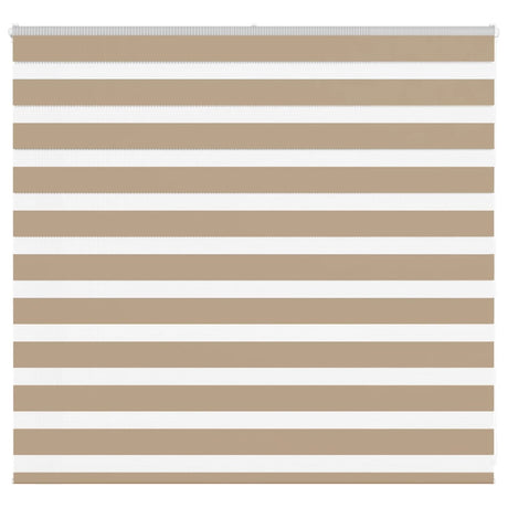 VidaXL zebragardin 155x100 cm stofbredde 150,9 cm polyester sandbrun