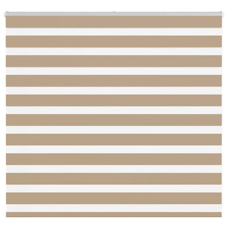 VidaXL zebragardin 160x100 cm stofbredde 155,9 cm polyester sandbrun